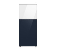 Samsung 2 Door Refrigerator Clean White & Navy Bespoke