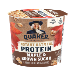 QUAKER® Instant Oatmeal Protein Maple & Brown Sugar