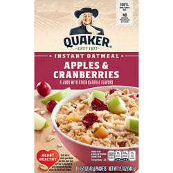 QUAKER® Instant Oatmeal Apples & Cranberries