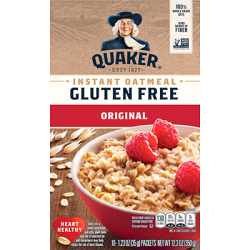 QUAKER® Instant Oatmeal Gluten Free Original