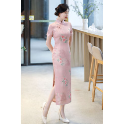 Retro cheongsam pink