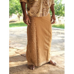 Tribal Cotton Dhoti Brown