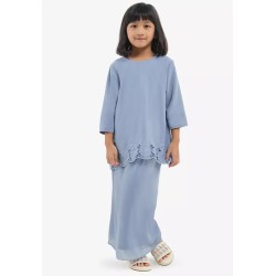Baju Kurung kanak-kanak biru