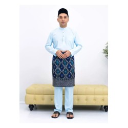 Baju Melayu Cekak Musang Baby Blue