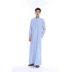Jubah Ash Blue