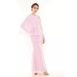 Baju Kurung Moden Pink