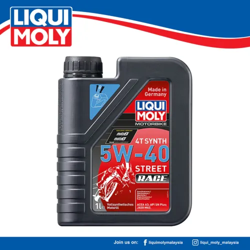 LIQUI MOLY Fully Synthetic Motorbike 4T SYNTH 5W-40 Street Race 2592 (1L)
