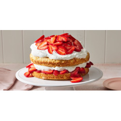 Kek Strawberi Shortcake