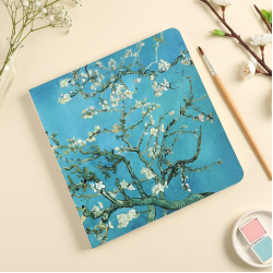 Almond Blossom Watercolor Painting Sketchbook