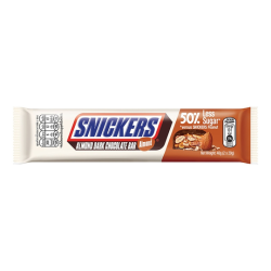 SNICKERS ALMOND DARK CHOCOLATE BAR 40G